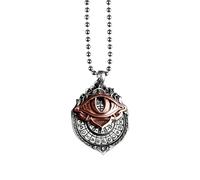 Tarot Necklace for Women men， All-Seeing Eye Necklace,Divination Women Meditation Ritual Enthusiasts Holiday Travel Party Birthday， Spiritual Guidance, Fate Insights, Smooth Rotation (B)