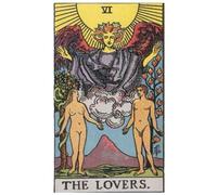 Tarot Notebook- The Lovers: Rider Waite Tarot Deck Inspired Notebook Journal: Lined and Unlined Pages (Tarot Notebooks- Major Arcana): Lined and Unlined Pages