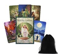 TAROT OF THE WITCH'S GARDEN CARDS DECK S. GRAHAM ART ESOTERIC LLEWELLYN WITH BAG