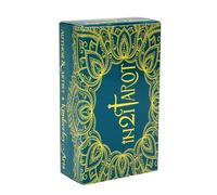 Tarot Oracle Cards, Divination Game Deck, Durable Pack with English Version, Handy Tool for Party Playing, Spiritual Accessory, Effective Fate Deck for Standard Tarot Daily Reading