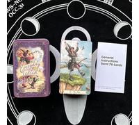 Tarot Oracle Cards with Iron Box and English Instructions Manual, 4 x 2.4 inches (Everyday Witch tarot)