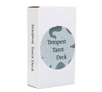 Tarot Oracle Deck, Tempest Oracle Cards, Fortune Telling Game, Tarot Cards for Parties, Family Tarot Entertainment, Tarot Board Game, 78pcs Tarot Deck, Tarot Cards for Beginners