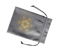 Tarot Oracles Card Storage Bag Jewelry Disposable Flannel Drawstring Bag for Detarot Enthusiast Oracle Card Bag Flannel Accessories