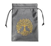 Tarot Oracles Card Storage Bag Jewelry Disposable Flannel Drawstring Bag for Detarot Enthusiast Oracle Card Bag Flannel Accessories