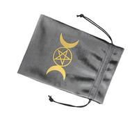 Tarot Oracles Card Storage Bag Jewelry Disposable Flannel Drawstring Bag for Detarot Enthusiast Oracle Card Bag Flannel Accessories
