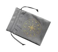 Tarot Oracles Card Storage Bag Jewelry Disposable Flannel Drawstring Bag for Detarot Enthusiast Oracle Card Bag Flannel Accessories
