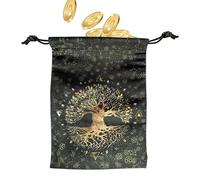 Tarot Pouch - Gothic Velvet Card Storage Case, Cute Compact Bag | Protective for Tarot Decks, Divination, Beginners and Kids Friendly, Multi-Purpose Holder for Playing,