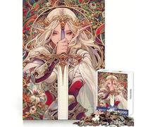 Tarot Princess Knight 1000 Piece Jigsaws for Teenagers Puzzle Mind Challenge Toy Calm Pastime Precise Cut Lovely Gift (38x26cm)