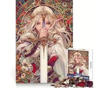 Tarot Princess Knight Jigsaw Puzzles 1000 Pieces for Adults Reason Skill Toy Calm Relax Exact Cut Heartfelt Gift (50x75cm)