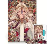 Tarot Princess Knight Jigsaw Puzzles 1000 Pieces for Adults Reason Skill Toy Calm Relax Exact Cut Heartfelt Gift (50x75cm)