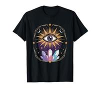 Tarot Reader Dark Academia Aesthetic Celestial Cards T-Shirt