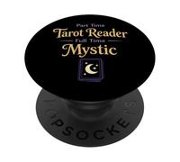 Tarot Reader Mystic Astrology Witchy Humor Spiritual tarot PopSockets Adhesive PopGrip