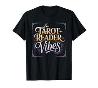 Tarot Reader Vibes Dark Academia Celestial Bookish Spiritual T-Shirt