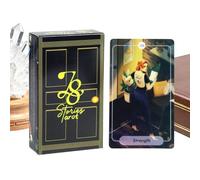 Tarot Reading Cards, Portable Stories Deck, Creative Entertainment Game, Spiritual Guidance Set, Interactive Fortune Tool for Family Nights Office Break Holiday Gatherings Festival Events Relaxing