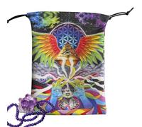 Tarot Shoot - Rune Bridge Storage Bag, Velvet Drawstring Holder | Tarot Card Crystal Dice Bag For Jewelry And Gift Box Alternatives When Seeing A Velvet Pouch