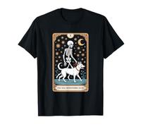 Tarot Skeleton Walking Dog The Dog Whispering Dead T-Shirt