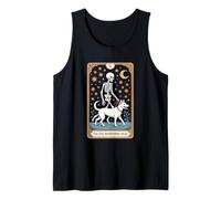 Tarot Skeleton Walking Dog The Dog Whispering Dead Tank Top