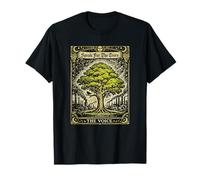 Tarot Speak for The Trees Vintage Botanical Tree of Life T-Shirt