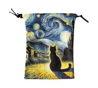 Tarot Storage Bag - 13x18cm Drawstring Bag Storage Holder | Deck Protective Case for Oracle Decks, Fits Most Standard Size Tarot Playing Cards, A, Refer to description, Unisex