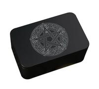Tarot Storage Case, 5.12 X 3.27 X 2.36in Iron Tarot Card Deck Holder, Portable Tarot Card Holder Box For Tarot Cards, Tarot Card Set By Colman, Card Deck Box For Tarot Lover