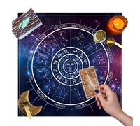 Tarot Table Cloth - Tarot Card Spread Cloth - Portable Decorative Divination Cards Table Birthday Gift for Beginner