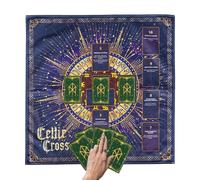 Tarot Tablecloth - 63x63cm Tarot Witchery Supplies | Comfortable Materials Thick Velvet Fabric Create Beautiful Memories Altar Taarot Card Cloth For Kitchen Parties, Wall Decor