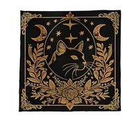 Tarot Tablecloth Altar Cloth Astrology Nerve Cloth Tapestry Wall Decor Astrology Flower Pattern Tarot Card Spiritual Deck Cloth