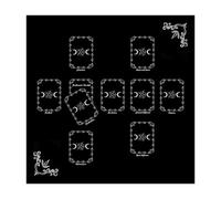 Tarot Tablecloth Altar Cloth Reading Cards Astrology Tablecloth Divination Card Cloth Tapestry Wall Decor