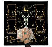 Tarot Tablecloth Altar Cloth Reading Cards Astrology Tablecloth Diviners Card Cloth Tapestry Wall Decor