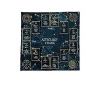 Tarot Tablecloth Altar Cloth Zodiac Astrology Tablecloth Divination Card Tapestry Wall Decor Altar Tarot Cards