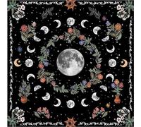 Tarot Tablecloth Divination Table Cover Oracle Board Game Mat Square Shape Pendulum Table Cloth Board Game Cloth Tarot Cards