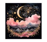 Tarot Tablecloth Moon Flower Pattern Astrology Altar Cloth Cloth Table Cloth Tapestry Magic Supplies