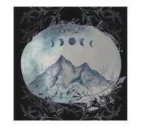 Tarot Tablecloth Moon Mountain Astrology Altar Cloth Cloth Table Cloth Table Cloth Tapestry Witch Craft Divination Card Table Cloth Wall Decor
