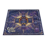 Tarot Tablecloth - Thick Velvet Altar Cloth, Celtic Cross Design | 63x63cm Non-Slip Tapestry for Rituals, Pagan Ceremonies, Dinning Table, Witchery Supplies, Spiritual Practice, Astrology Readings, Sa