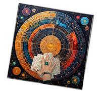 Tarot Tablecloth Universe Planetary Astrology Altar Cloth Cloth Cloth Table Table Cloth Tapestry Magic