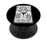 Tarot The Good Girl/Submissive Feminine/Tarot Kink Witch PopSockets Adhesive PopGrip
