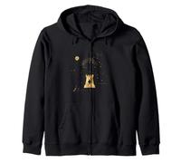 Tarot Tower The Tower Astrology Esoteric Arcana Zip Hoodie