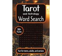 Tarot Word Search Puzzle Book: Easy to Read Word Searches about Tarot, Astrology and More | 55+ puzzles | Great for Free Time, Holidays and Vacations