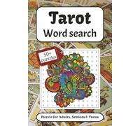 Tarot Word Search Puzzle Book: Word searches with Easy to Read Print about Tarot, Symbol, Zodiac and More |6x9 inches, 110 pages | 50+ Puzzles … | ... readers, witchy friends, or curious minds