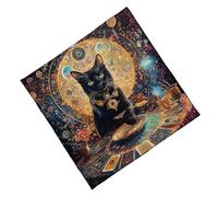 Tarots Tablecloth Divinations Table Cover Tarot Reading Oracles Board Game Mat Square Shape Pendulums Altars Table Cloth Fortunes Telling Cloth