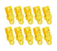 Tarp Clips - Heavy Duty with Anti-Slip Teeth Hooks, 10 Pieces Tarps Tie Down Clips for Campings, Tarps Clip for Canopy Pool Covers Tent Sunscreen Net Camping Picnic Outdoor Truck Patio