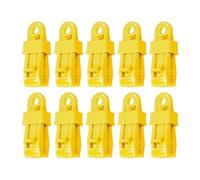Tarp Clips with Anti-Skid Teeth Hooks, 10 Pieces Tarpaulin Clips for Camping Canvas, Pool Cover, Tent, Solar Netting, Outdoor,