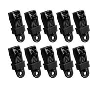 Tarp Clips - With Non-Slip Teeth Hooks | 10 Pieces Camping Tarp Fixing Clips | For Canvas, Pool Cover, Tent, Solar Netting, Outdoor,