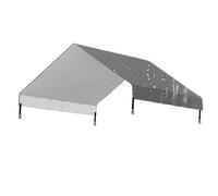 Tarp de reemplazo de la cubierta de gallinero - Tarp de tela de oxford waterproof | Cubierta duradera de pollo al aire libre para el patio de jardín Balcón del porche patio | Copa de jaula de aves d
