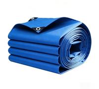 Tarp Sheet Cover 200 x 310 cm Heavy Duty, Mould-Resistant, Easy to Wash - PVC Material, Reinforced Edges Tarpaulin Ground Tarp Sheet Cover for Garden, Gazebo, Blue