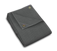 TARPAFLEX 2.4m x 6m Grey Cotton Canvas Tarpaulin Water Resistant Heavy Duty Tarp Sheet Cover, 17oz Multipurpose Groundsheet With UV Protection & Tear Resistant Material