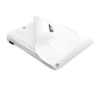 TARPAFLEX 2.7m x 3.5m White Tarpaulin Waterproof Heavy Duty Tarp Sheet Cover, 200gsm Multipurpose Groundsheet With UV Protection & Shrinkproof Material