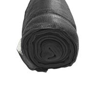 TARPAFLEX 3m x 50m Black Scaffold Debris Netting 70gsm Mesh Garden Netting With Button Eyelets For Construction, Gardening, Fencing, DIY & More