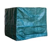 TARPAFLEX Heavy Duty Waterproof Pallet Cover 1200mm x 1000mm x 2000mm 140gsm UV Resistant Tarpaulin Pallet Cover (Green)