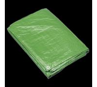 Sealey Tarpaulin Green 1.8m 2.4m